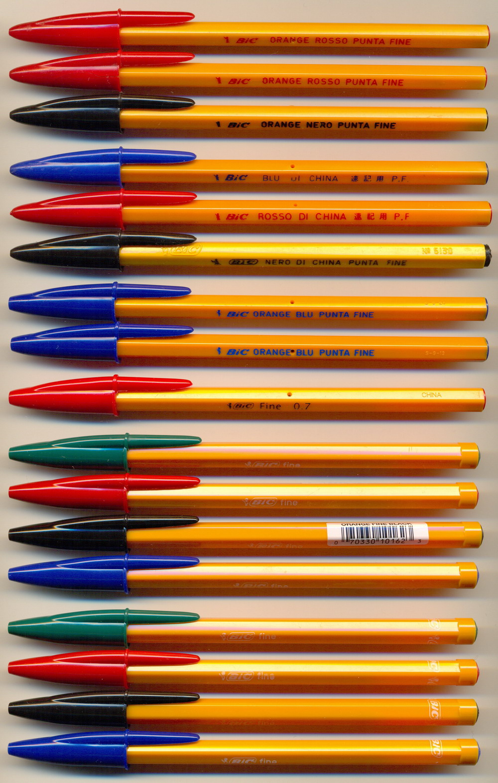 BIC ESAGONALE CLASSICA - ORANGE PUNTA FINE / X DI CHINA / ORANGE PUNTA FINE / Fine 0.7 / fine