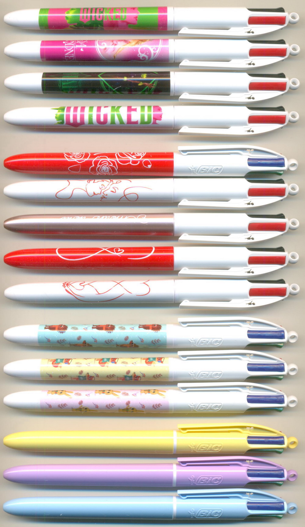 BIC 4 Colours FRANCE || WICKED / LOVE / WinTeR WondeRLaND / Pastel