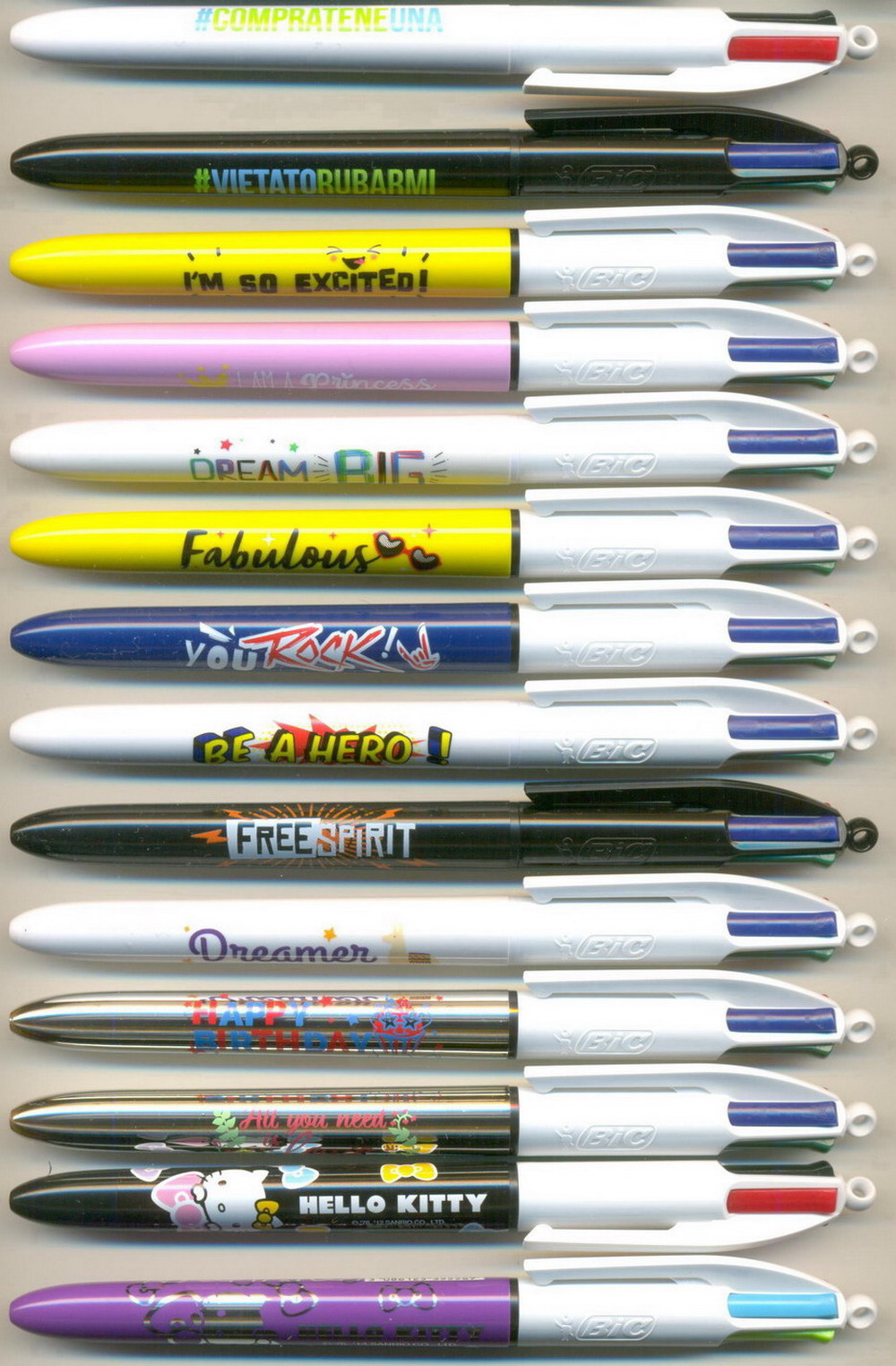 BIC 4 Colours FRANCE || HASHTAG / .../ HELLO KITTY