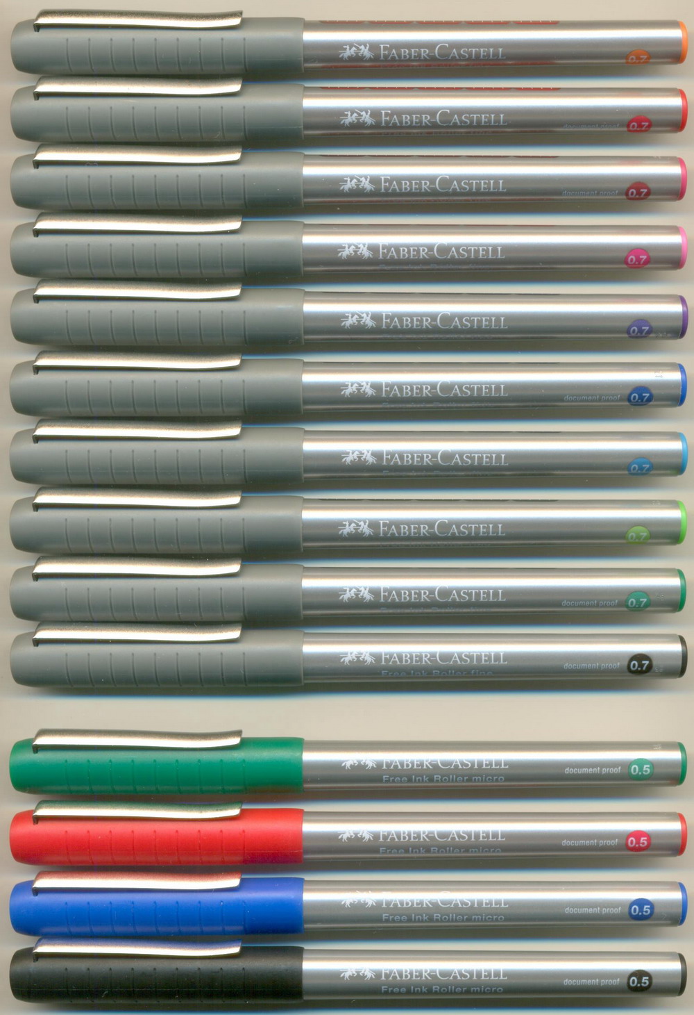 FABER-CASTELL Free Ink Roller Japan | fine 0.7 /  micro 0.5