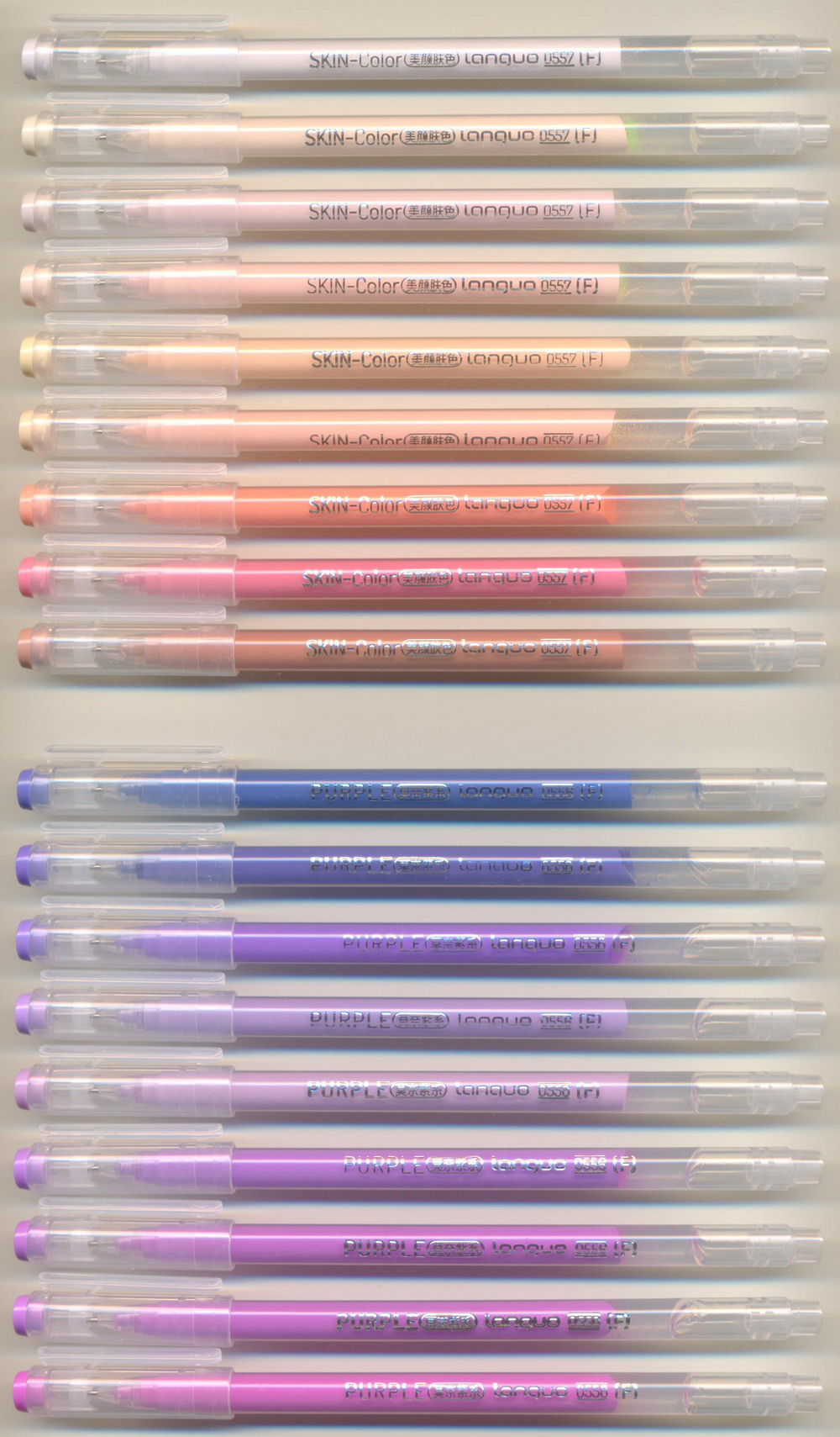 LANGUO 0.6 (F) needle ||COLOUR OF SKIN K0556 / PURPLE STYLE K0557