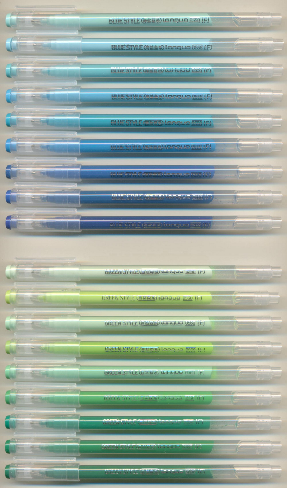 LANGUO 0.6 (F) needle ||BLUE STYLE K0558 / GREEN STYLE K0560