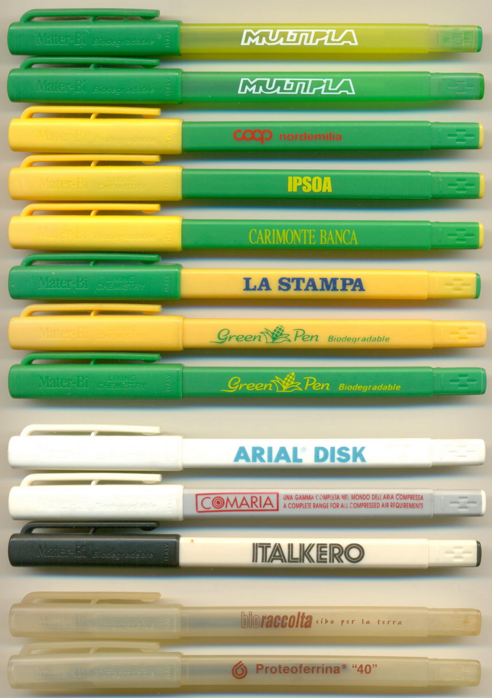 LECCE PEN  GREEN PEN / PET