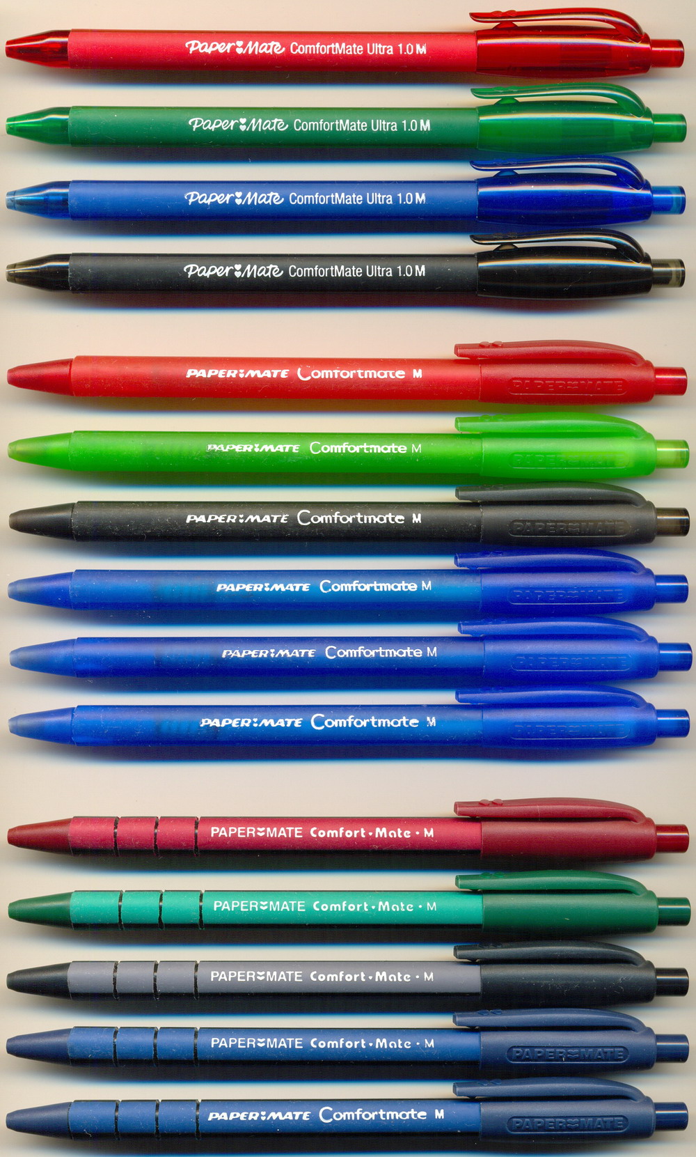 PAPERMATE Comfortmate Ultra 1.0 M / Comfortmate M / Comfort . Mate . M