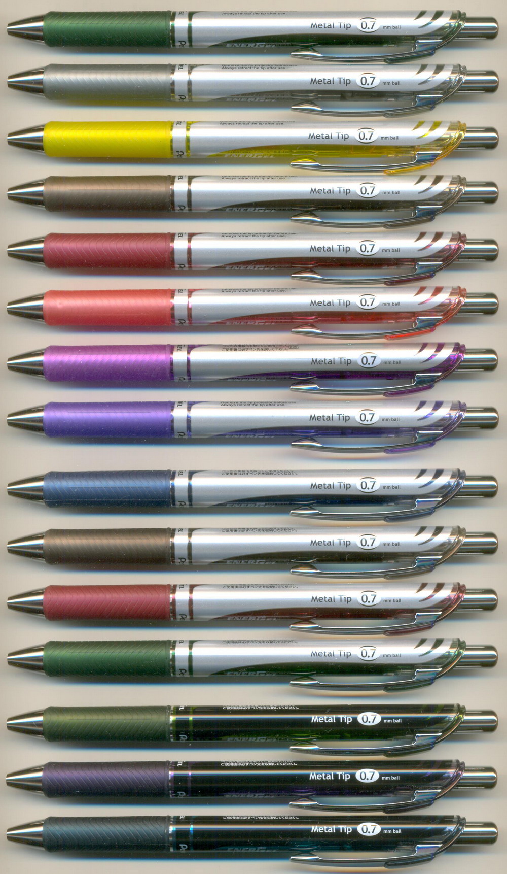 PENTEL ENERGEL Metal Tip 0.7 BL 77-2 / BL 77A2