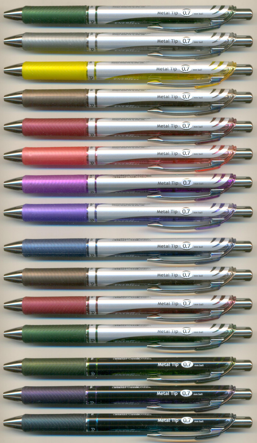 PENTEL ENERGEL Metal Tip 0.7 BL 77-2