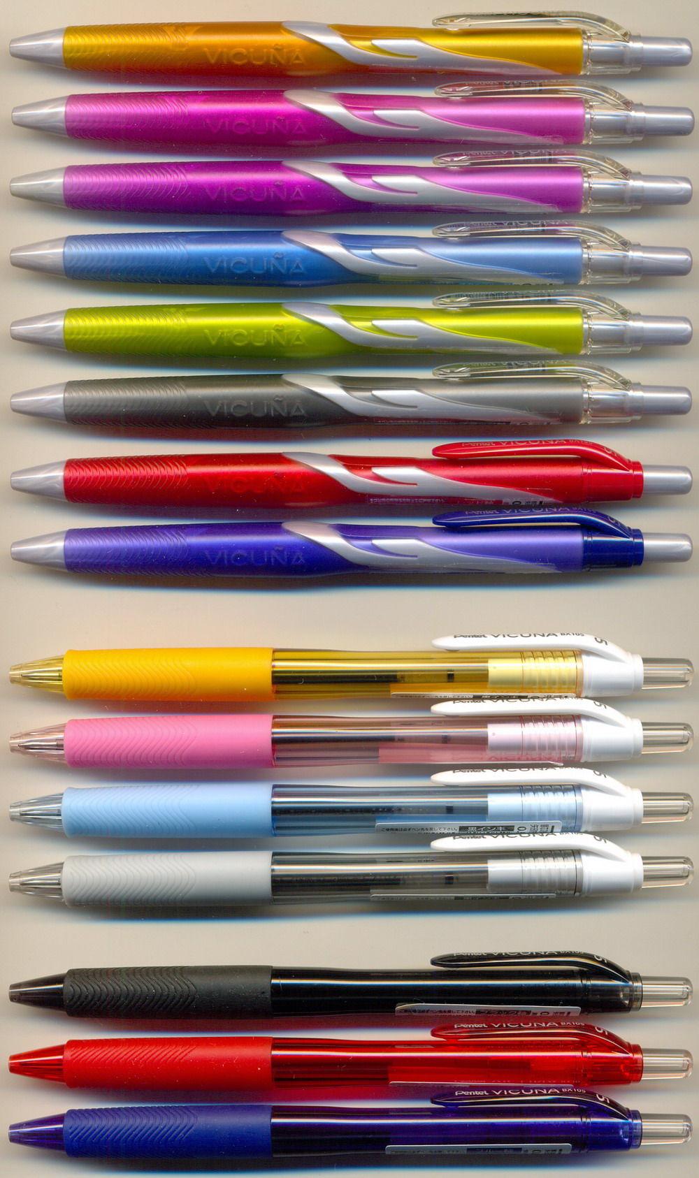 PENTEL VICUNA 0.5  BX 155  -  BX 105T  -  BX 105