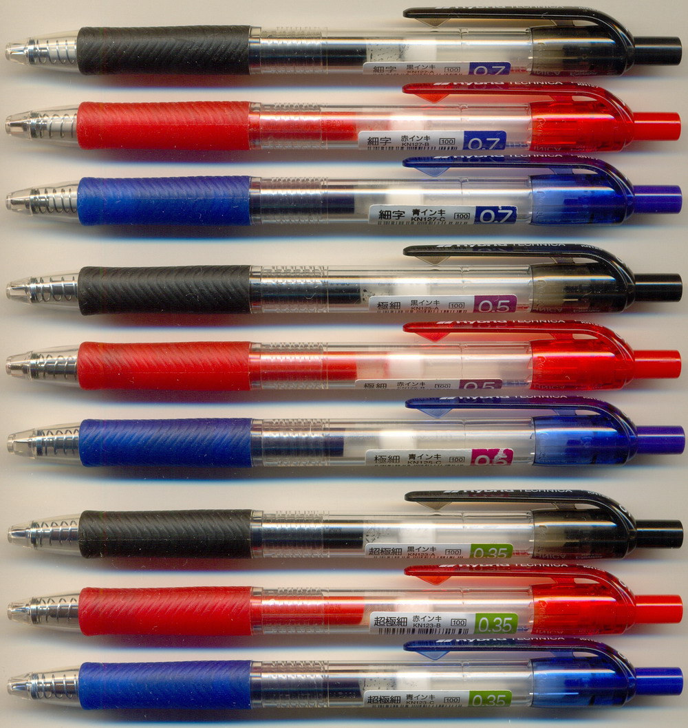 PENTEL Hybrid TECHNICA  KN 127 / KN 125 / KN 123