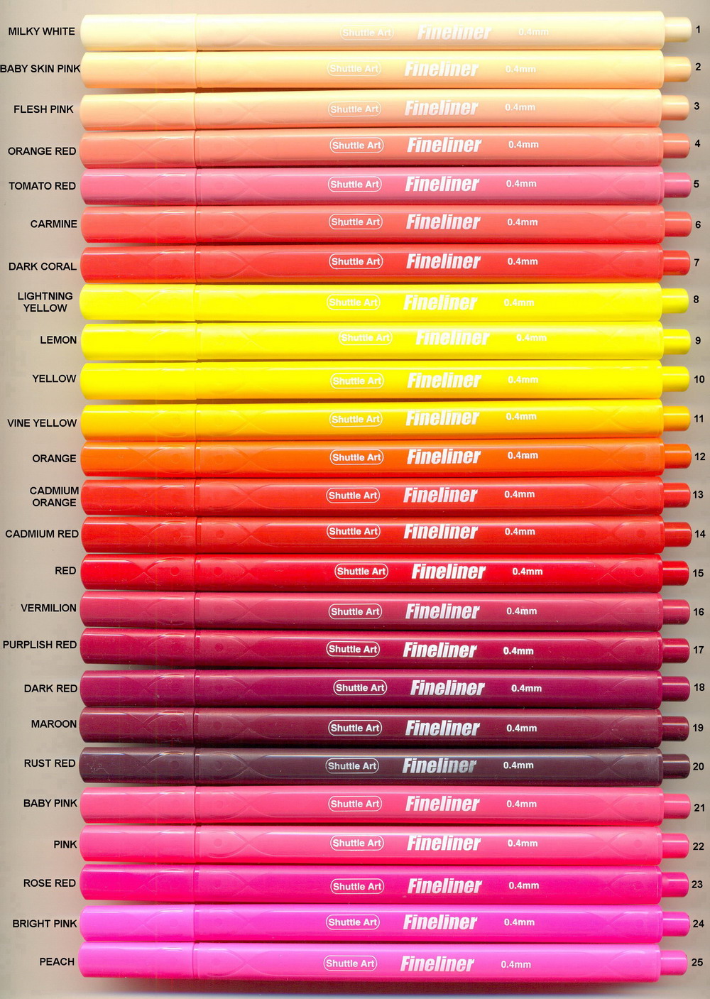 SHUTTLE ART Fineliner 0.4mm 1