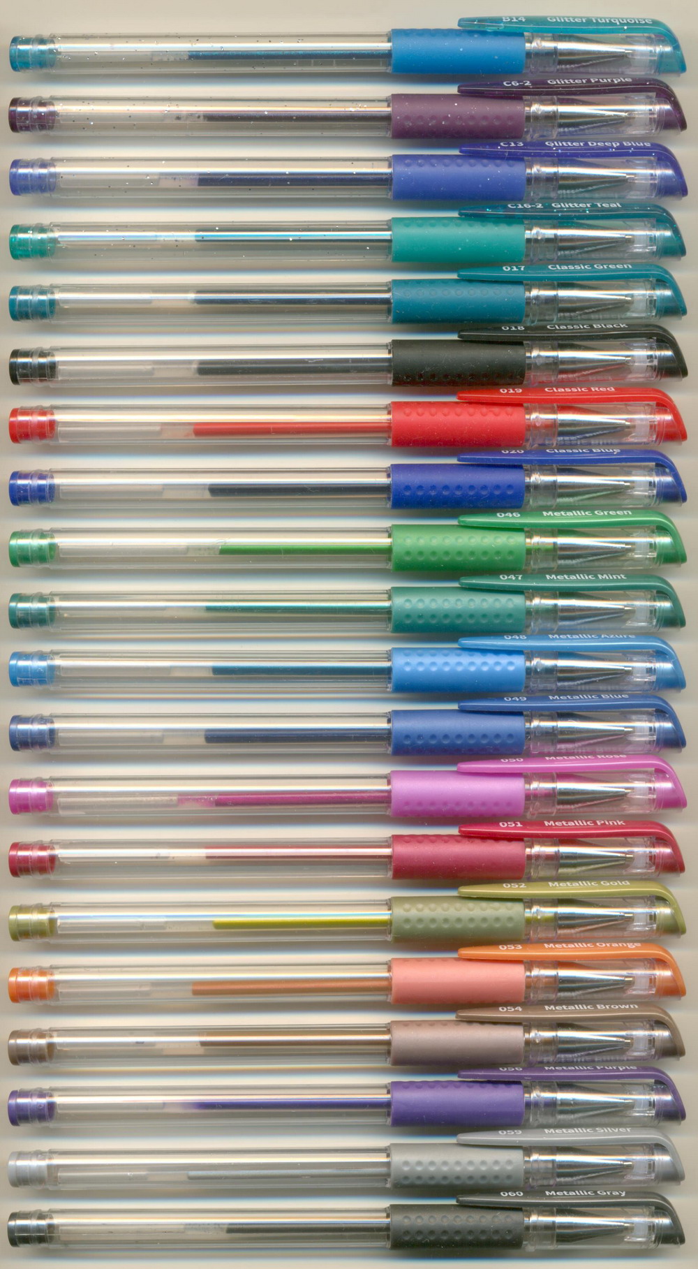 SHUTTLE ART 1.0 Glitter . 0.8 Classic . 1.0 Metallic