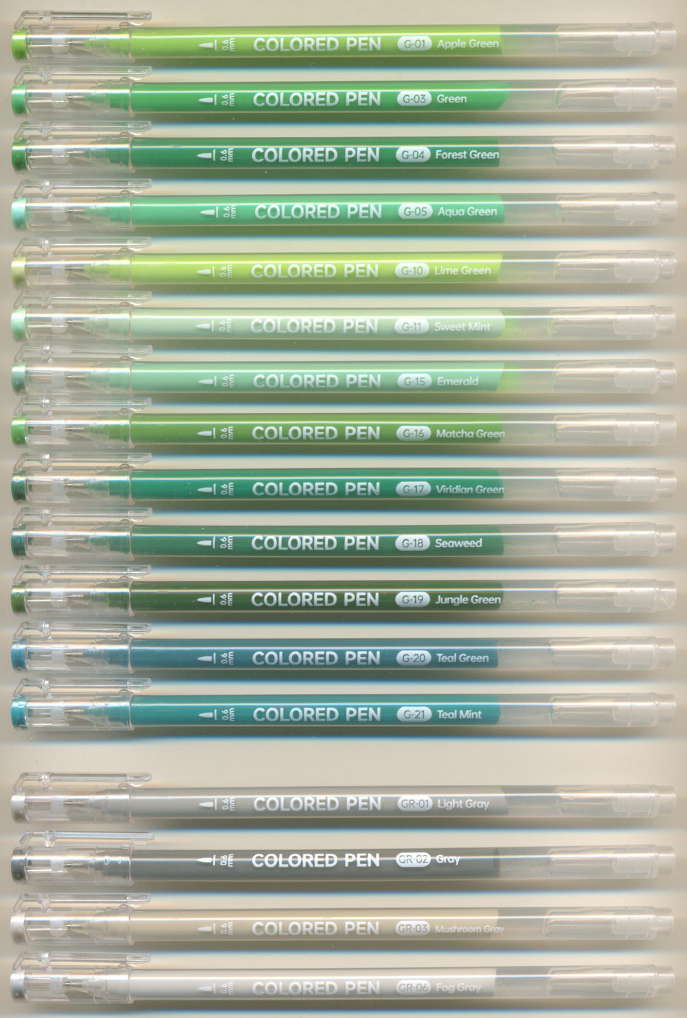 SHUTTLE ART 0.6 G verde . GR grigio