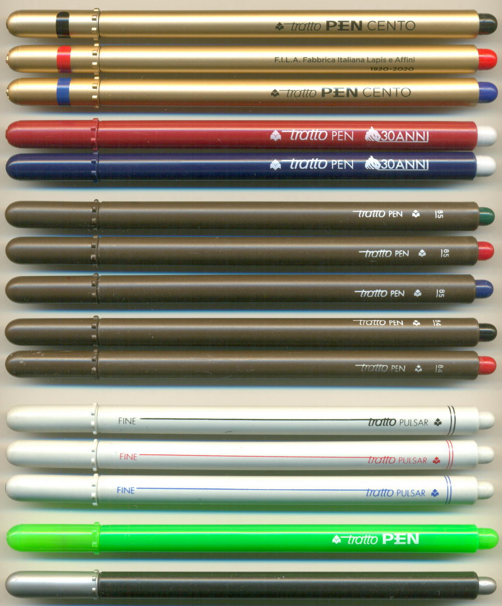 TRATTO  PEN CENTO - PEN 30 ANNI - PEN 85-84 - PULSAR - PEN - ...