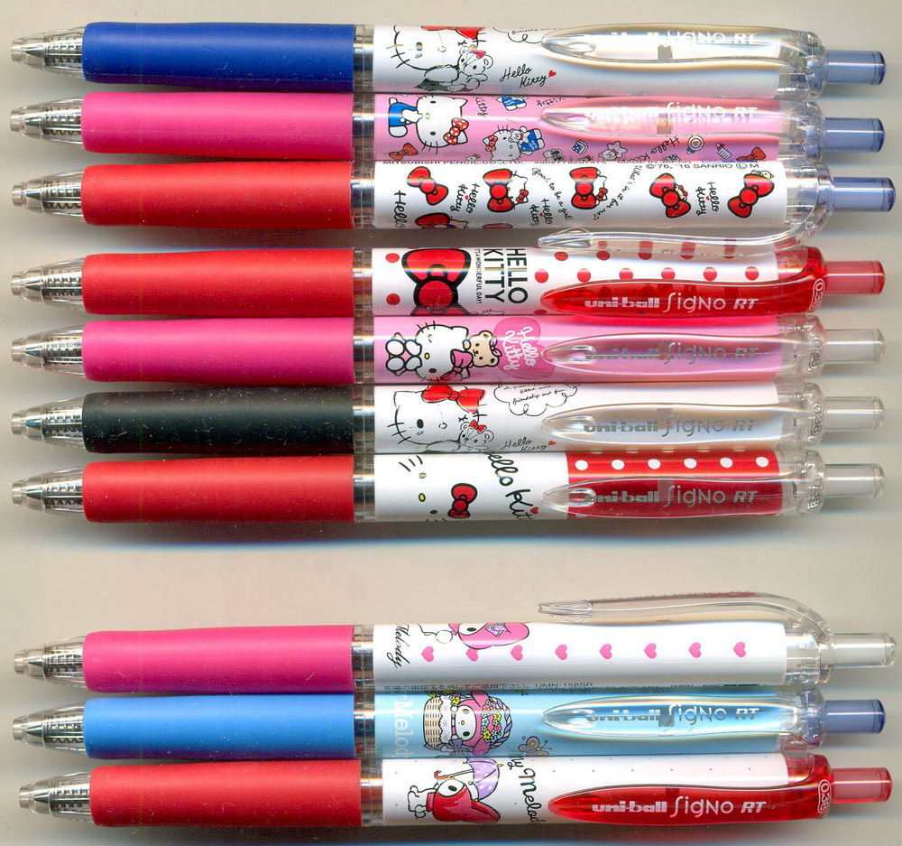 UNIBALL << SigNo RT >> UMN 158SR - 0.38  Hello Kitty  -  My Melody