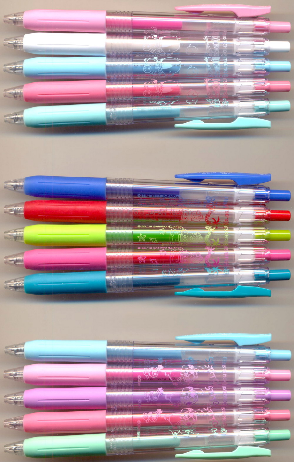 ZEBRA SARASA CLIP ITS'DEMO Limited 0.5 || POCHACCO JJ15-ID-PC / Hangyodon JJ15-ID-HG / STITCH JJ15-ID-S